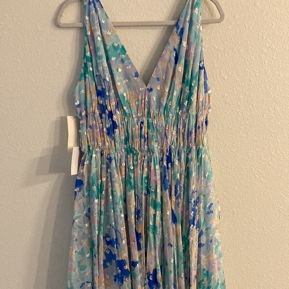 NWT Shoshanna Verda Pastel Floral Print Sleeveless Handkerchief Dress - Picture 8 of 9